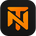 TrueNest Pro icon: orange TN monogram on a dark tile